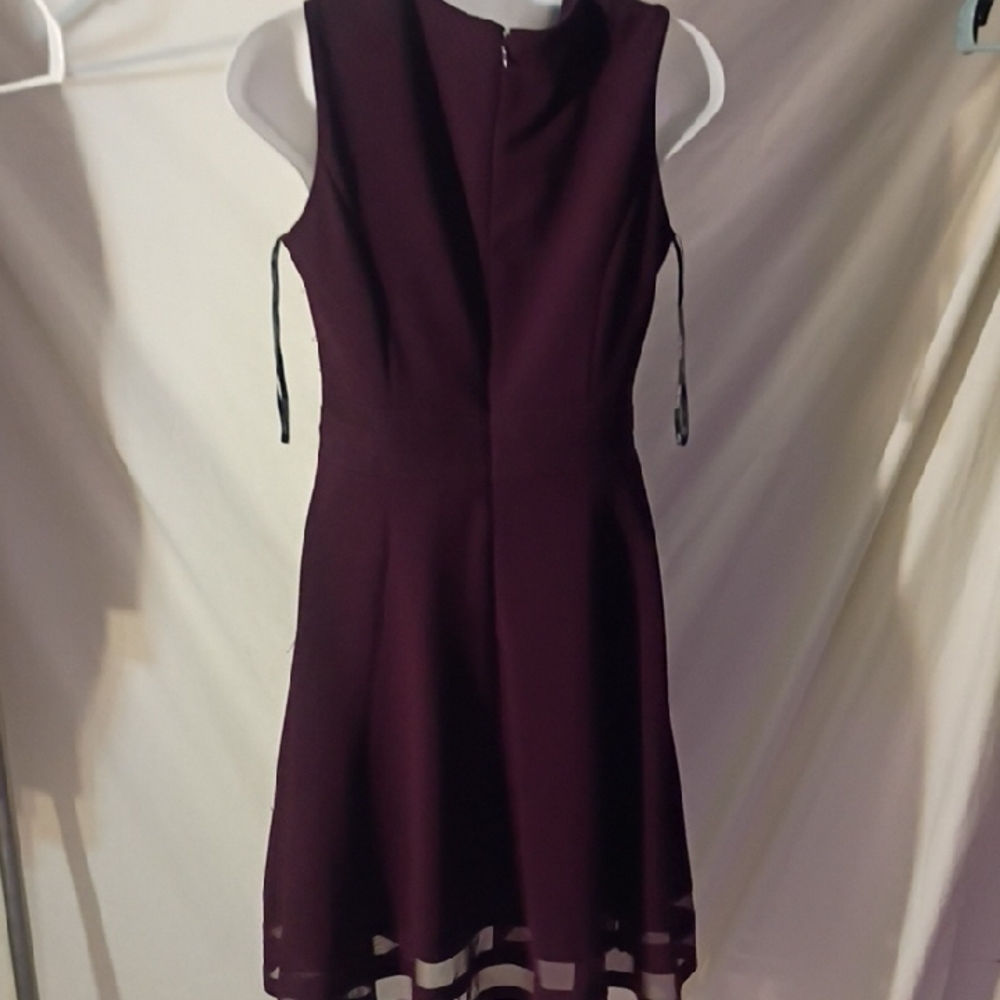 Calvin Klein Collection Plum Mini Dress - Picture 4 of 4